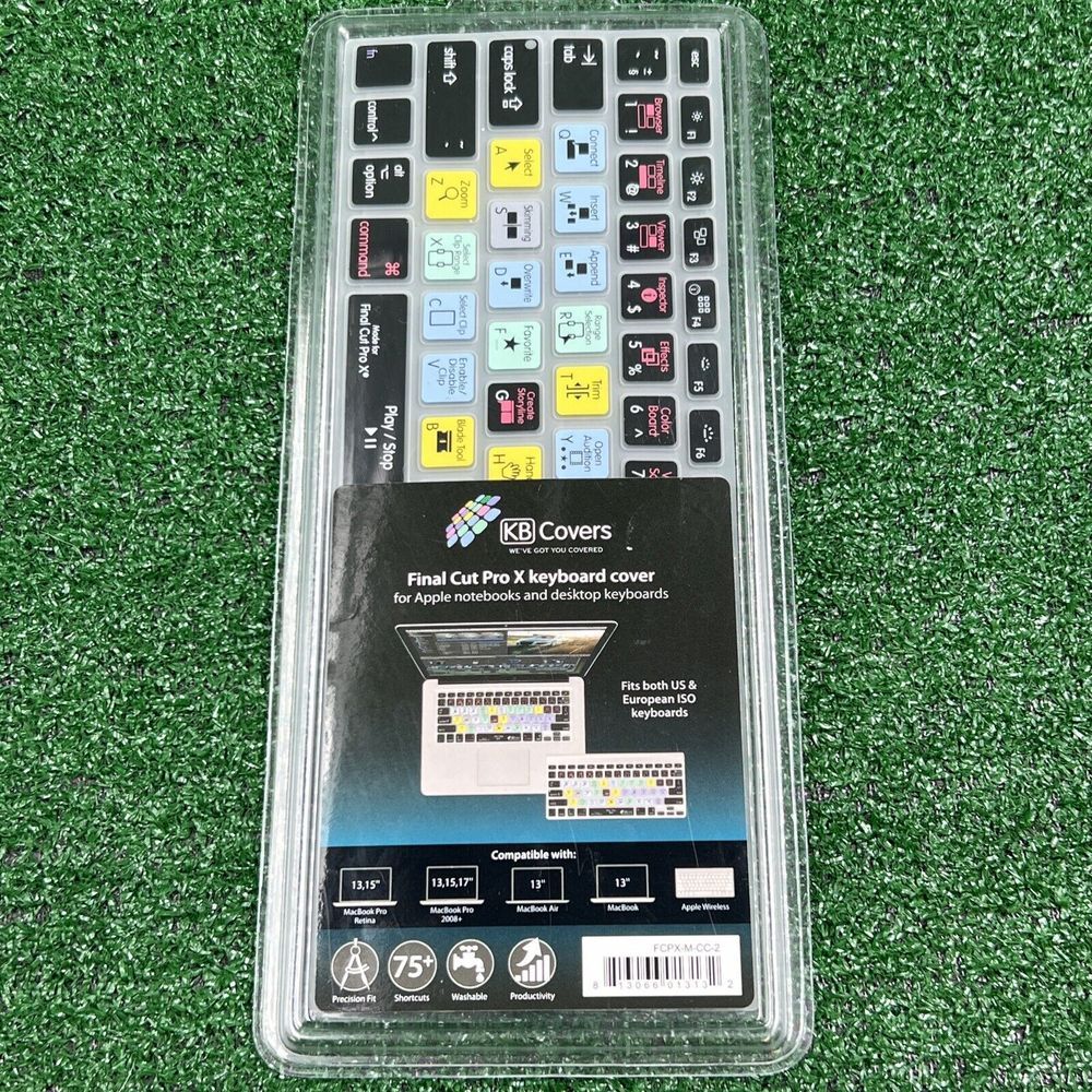 KB Covers Final Cut Pro X Keyboard Cover For MacBook Pro-MacBook‎ New